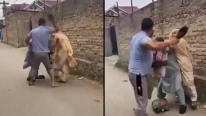 J&K SHOCKER! Son assaults elderly parents with slipper in Srinagar; viral video sparks outrage (WATCH)