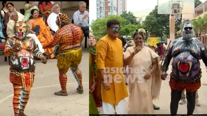 ചെന്നൈയിലും 'പുലിയിറങ്ങി', പിന്നെ മയിലാട്ടവും, കളറായി 'ഭവനോണം'; സദ്യയുമൊരുക്കി ഭാരതീയ വിദ്യാഭവന്റെ ഓണാഘോഷം
