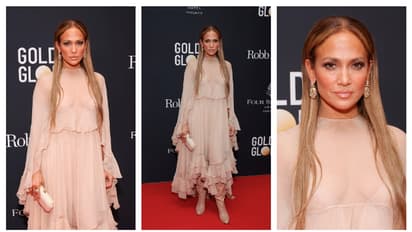 Jennifer Lopez photos: Actress flaunts Sabyasachi jewellery at Golden Globes party | SEE PICS