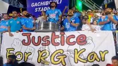 Justice for RG Kar banners surface during India's heartbreaking 0-3 Intercontinental Cup loss to Syria (WATCH)