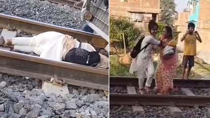 Bihar: Girl falls asleep on railway track while attempting suicide, saved by train driver's response (WATCH)