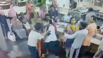 Hyderabad SHOCKER! Patient assaults junior female doctor at Gandhi Hospital; CCTV footage surfaces (WATCH)