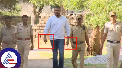 Renukaswamy murder case: Accused actor Darshan shocks with middle finger gesture to media; WATCH viral video