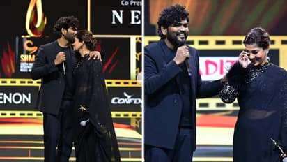 SIIMA 2024: Nayanthara, Vignesh Shivan share some romantic moments on stage, both twinned in black (WATCH)