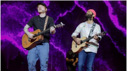 Arijit Singh and Ed Sheeran light up London stage; fans celebrate their epic collaboration [See Pics]