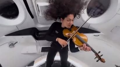 HISTORIC! SpaceX Polaris Dawn astronaut plays violin in space for 1st time; performs 'Star Wars' song (WATCH)