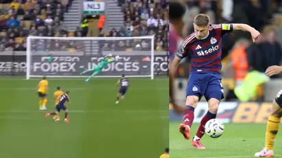 Wolves 1-2 Newcastle: Super sub Harvey Barnes scores a screamer for the Magpies (WATCH)