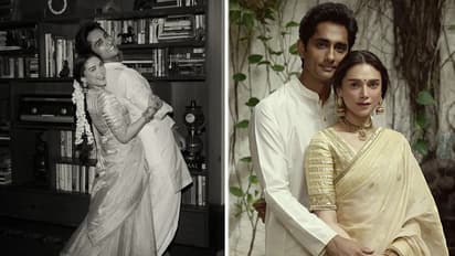 PHOTOS: Aditi Rao Hydari-Siddharth's post-wedding pictures OUT, couple get married in Telangana Temple