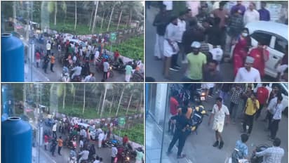 അജ്മലും ഡോ. ശ്രീക്കുട്ടിയും കാറിൽ; തടഞ്ഞുനിർത്തി നാട്ടുകാർ, അജ്മലിനെ കയ്യേറ്റം ചെയ്യുന്ന ദൃശ്യങ്ങളും പുറത്ത്