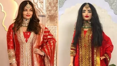 Love Aishwarya Rai? Sri Lankan artist creates doll based on actress look at Anant Ambani's wedding (Photos)