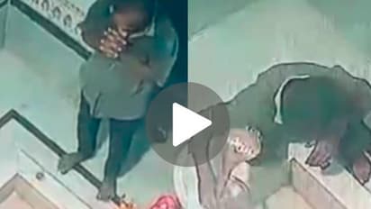 ದೇವರಿಗೆ ಕೈ ಮುಗಿದು ದೇವರನ್ನೇ ಕದ್ದ ಕಳ್ಳ: ವೀಡಿಯೋ ವೈರಲ್