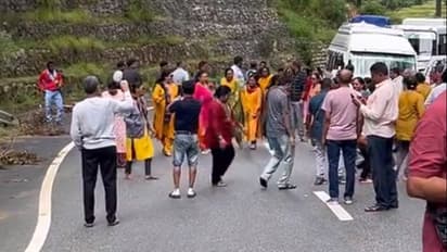 Stranded Gujaratis turn landslide setback into joyful Garba celebration in Uttarakhand; WATCH viral video