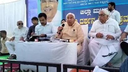 ಗದಗ ಜನತಾ ದರ್ಶನದಲ್ಲಿ ಹಿರಿಯಜ್ಜಿಯ ಗತ್ತು: ಬಲಗೈನಿಂದ ಹ್ಯಾಂಡ್ ಶೇಕ್ ಮಾಡು ಅಂತಾ ಡಿಸಿಗೆ ಗದರಿದ ಅಜ್ಜಿ!