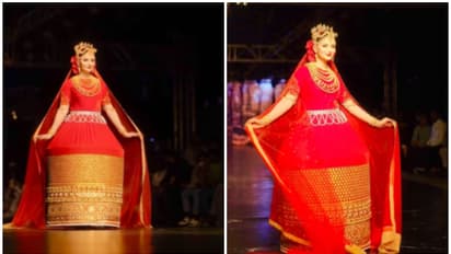 WATCH: Urvashi Rautela stuns in traditional Manipuri bridal attire at Global Fashion Festival 2024