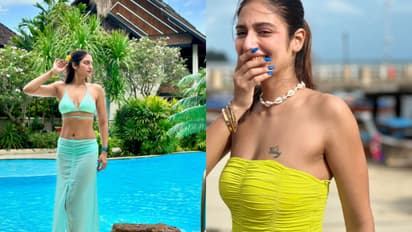 Nusrat Jahan shares breath-taking vacation pictures; laughs her heart out in happy yellow colours [PHOTOS]