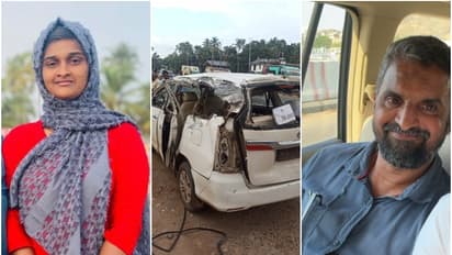 നിർത്തിയിട്ടിരുന്ന ലോറിക്ക് പിന്നിൽ ഇന്നോവ കാറിടിച്ചു; അച്ഛനും മകള്ക്കും ദാരുണാന്ത്യം