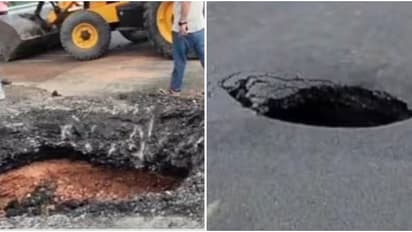 एक्सप्रेस-वे में गड्ढों के लिए चूहे जिम्मेदार और चली गई कर्मचारी की नौकरी