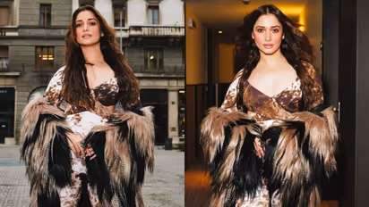 Tamannaah Bhatia slays in earth abstract jumpsuit as she makes debut at Milan Fashion Week 2024