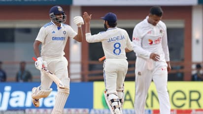 ಬಾಂಗ್ಲಾ ವಿರುದ್ಧ ಮೊದಲ ಟೆಸ್ಟ್: ಕುಸಿದ ಭಾರತವನ್ನು ಮೇಲೆತ್ತಿದ ಅಶ್ವಿನ್-ಜಡೇಜಾ