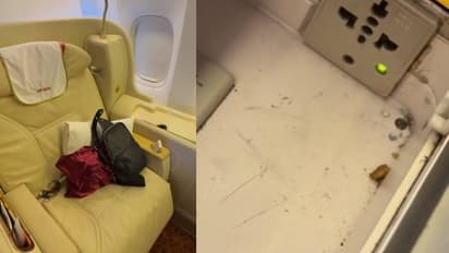 5.27 ലക്ഷം രൂപയുടെ ടിക്കറ്റ്, വിമാനത്തിലെ കാഴ്ചകൾ സഹിക്കാനാവാത്തത്, ഭക്ഷണാവശിഷ്ടങ്ങളും അഴുക്കും, പോസ്റ്റ് വൈറൽ