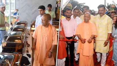 கோரக்பூரில் முதல்முறையாக மிதக்கும் உணவகத்தை திறந்து வைத்தார் முதல்வர் யோகி ஆதித்யநாத்