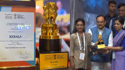 ഭക്ഷ്യ സുരക്ഷാ സൂചികയില് തുടർച്ചയായ രണ്ടാം വര്ഷവും ഒന്നാം സ്ഥാനം; കേരളത്തിന് ദേശീയ പുരസ്കാരം, ചരിത്ര നേട്ടം