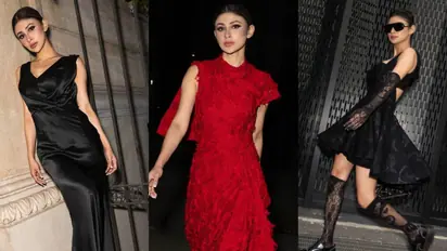 Black to red: A look at Mouni Roy's Milan Fashion Week 2024 outfits