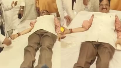 Moradabad mayor trolled for faking blood donation on PM Modi's birthday; Watch video