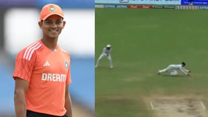 IND vs BAN: Yashasvi Jaiswal takes a splendid one-handed diving catch (WATCH)