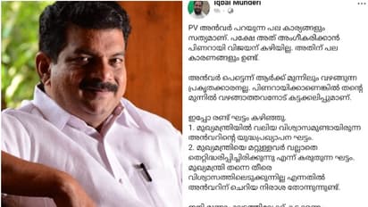 'പി വി അൻവര് പറയുന്ന പല കര്യങ്ങളിലും സത്യമുണ്ട്'; സ്വാഗതം ചെയ്ത് മുസ്ലീം ലീഗ് നിലമ്പൂർ നേതൃത്വം