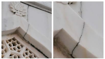 Iconic Taj Mahal faces time’s wrath: More cracks appear, Quranic versus fade, precious gems erode due to rain