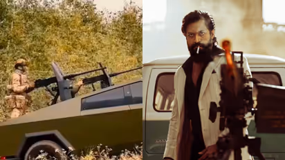 റോക്കിഭായിയുടെ മെഷീൻഗൺ ഉക്രെയിൻ യുദ്ധഭൂമിയിൽ! എത്തിച്ചത് ടെസ്ല ട്രക്കുകൾ! ഞെട്ടിക്കും വെളിപ്പെടുത്തൽ