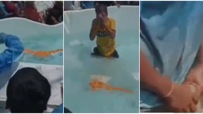 ഇന്ത്യ ഈസ് നോട്ട് ഫോർ ബിഗിനേഴ്സ്! മുഖ്യമന്ത്രി പോകാൻ കാത്തു; ടാങ്കിലേക്ക് ചാടി നാട്ടുകാർ, കയ്യോടെ മീൻ പിടിത്തം