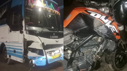 കല്ലട ബസും ബൈക്കും കൂട്ടിയിടിച്ച് 19കാരൻ മരിച്ചു; ഒപ്പമുണ്ടായിരുന്ന യുവാവിന്റെ കാൽ അറ്റുപോയി