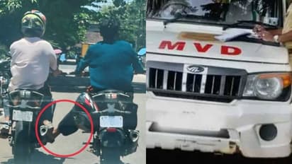 എംവിഡി ചോദിക്കുന്നു: "ജീവിതത്തിൽ കൈത്താങ്ങ് നല്ലതാണ്; പക്ഷേ ഈ കാൽത്താങ്ങോ?!" എന്താകും നിങ്ങളുടെ ഉത്തരം?