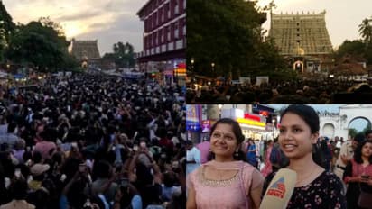 Kerala: Cloudy skies disappoint visitors at Sree Padmanabhaswamy Temple's autumnal equinox event