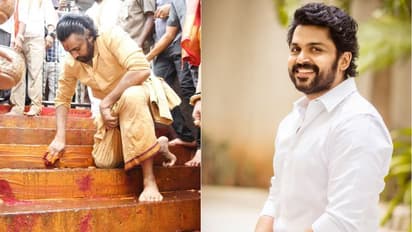 ದೇಗುಲ ಸ್ವಚ್ಛಗೊಳಿಸಿದ ಪವನ್ ಕಲ್ಯಾಣ್- ಇತ್ತ ಕ್ಷಮೆ ಯಾಚಿಸಿದ ನಟ ಕಾರ್ತಿ