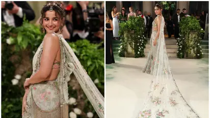 Alia Bhatt on her 23-foot saree at Met Gala: 'Couldn't use the washroom for 6 hours'