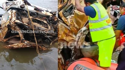 അർജുൻ്റെ ലോറി കാബിൻ പാടേ തകർന്നു; അകത്ത് നിറഞ്ഞ ചെളിയിൽ നിന്ന് കൂടുതൽ മൃതദേഹഭാഗം കണ്ടെത്താൻ ശ്രമം