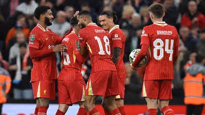 EFL Cup 2024-25: Liverpool, Arsenal enter fourth round with 5-1 wins