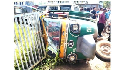 അമിത വേഗത്തിൽ സഞ്ചരിച്ച ബൊലേറോ നിയന്ത്രണം വിട്ട് ഇടിച്ചുകയറി; അ‌ഞ്ച് വാഹനങ്ങൾ കൂട്ടിയിടിച്ച് 6 പേർക്ക് പരിക്ക്