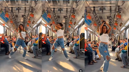 ಕಿತ್ತೋಗಿರೋ ಜೀನ್ಸ್ ತೊಟ್ಟು ಮೆಟ್ರೋದಲ್ಲಿ ಆಜ್‌ ಕಿ ರಾತ್  ಹಾಡಿಗೆ ಡಾನ್ಸ್: ಸಿಟ್ಟಿಗೆದ್ದ ಜನ