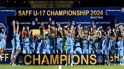 ಅಂಡರ್-17 ಸ್ಯಾಫ್‌ ಫುಟ್ಬಾಲ್‌: ಬಾಂಗ್ಲಾ ಮಣಿಸಿ ಭಾರತ ಚಾಂಪಿಯನ್‌