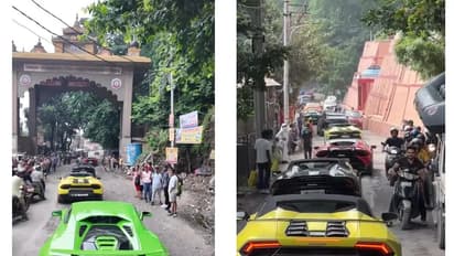 SPECTACULAR! Convoy of 71 Lamborghinis on streets of Mussoorie leaves onlookers in awe (WATCH)