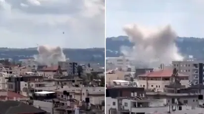 Hezbollah launches rockets from Lebanon into central Israel hours after IDF's 'limited' ground raids (WATCH)