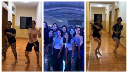 'ഒരു പരീക്ഷാ തലേന്ന് രാത്രി', ഹോസ്റ്റലില് 'ഇലുമിനാറ്റി'ക്ക് ചുവട് വച്ച് പെണ്കുട്ടികള്; വീഡിയോ വൈറല്