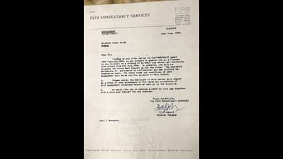 IITian left TCS job to join civil services, shares 40-yr-old offer letter, sets Internet abuzz; see VIRAL post