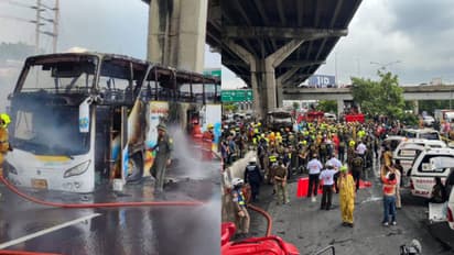 'എരിഞ്ഞടങ്ങി ആ ബാല്യങ്ങൾ', ദുരന്തമായി സിഎൻജി ബസിലെ വിനോദയാത്ര, കണ്ടെത്തിയത് 23 മൃതദേഹങ്ങൾ