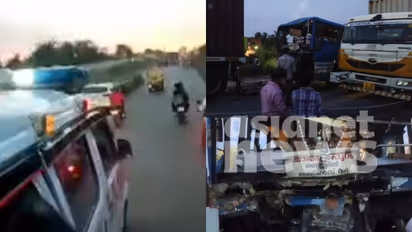 ബ്രേക്ക് നഷ്ടമായെന്ന് അലറി വിളിച്ച് ഡ്രൈവർ; വല്ലാർപാടം ബസ് അപകടത്തിന്റെ ഞെട്ടിക്കുന്ന ദൃശ്യങ്ങൾ പുറത്ത്