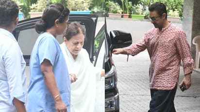 (Video) Aamir Khan consoles ex-wife Reena Dutta following her father's demise